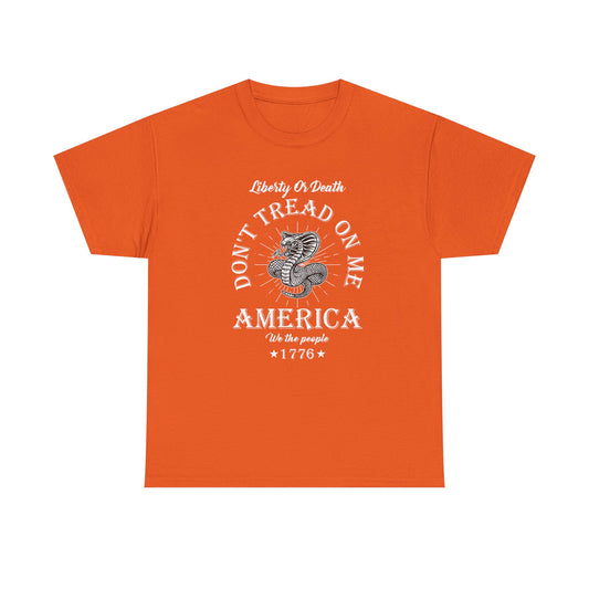 Don’t Tread On Me America Tee — Liberty 1776 Patriotic Snake T-Shirt