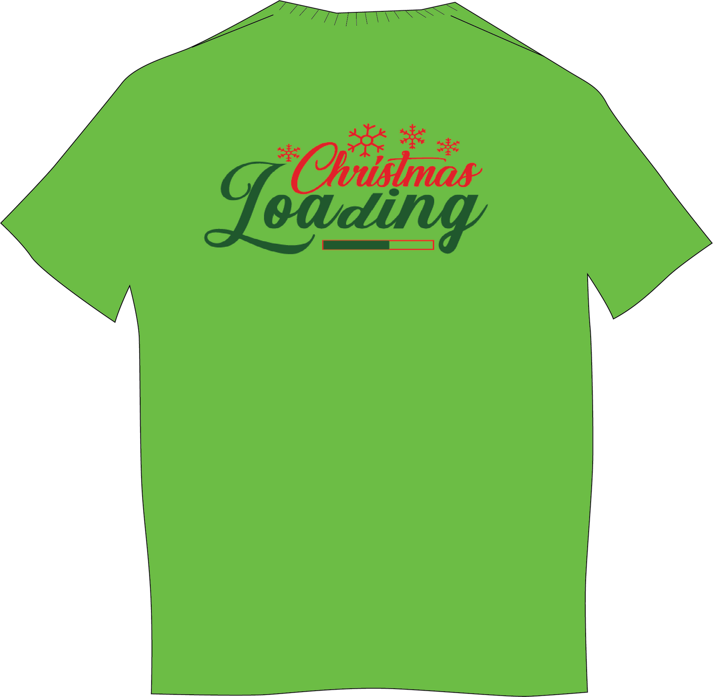 Christmas Loading Short Sleeve T-Shirt