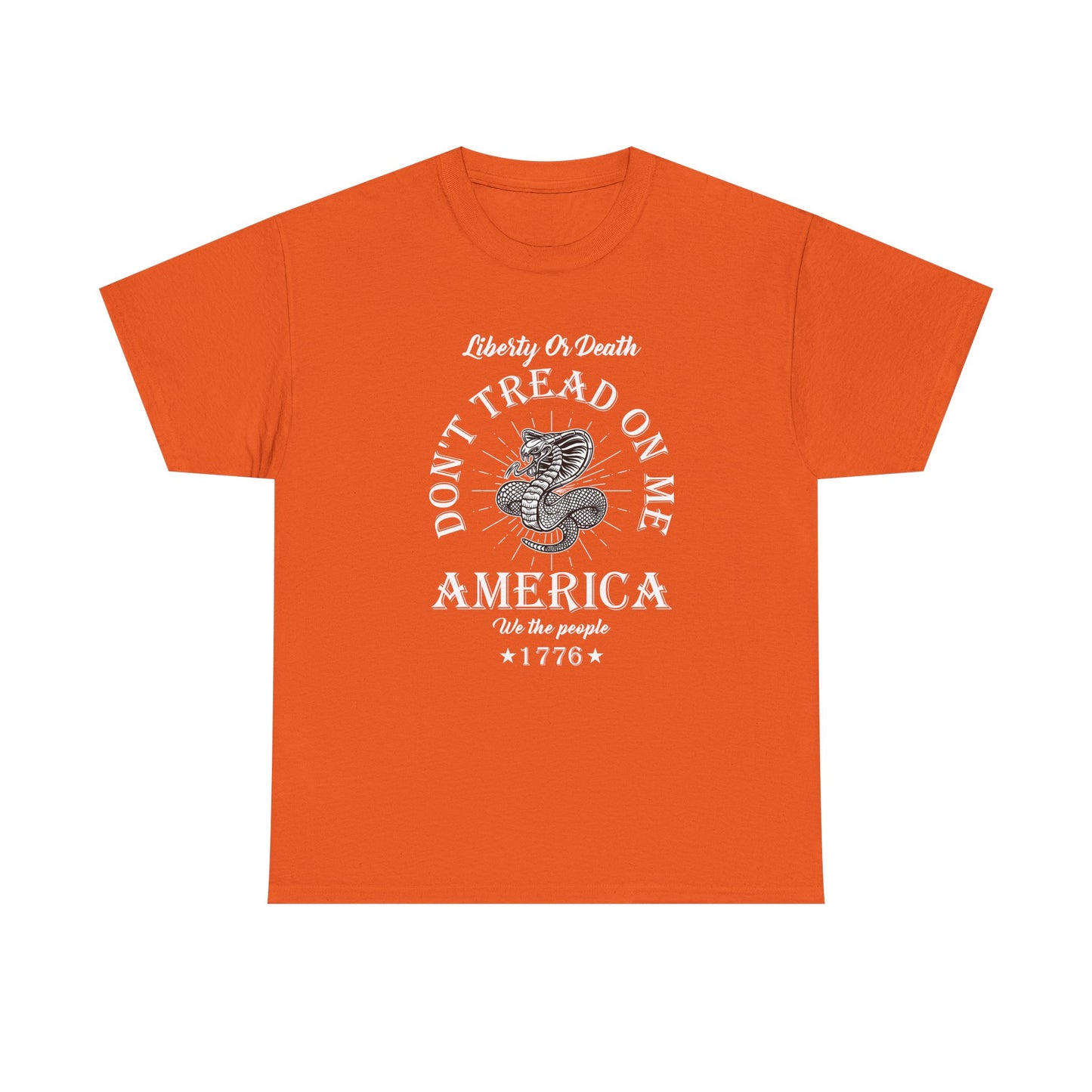 Don’t Tread On Me America Tee — Liberty 1776 Patriotic Snake T-Shirt