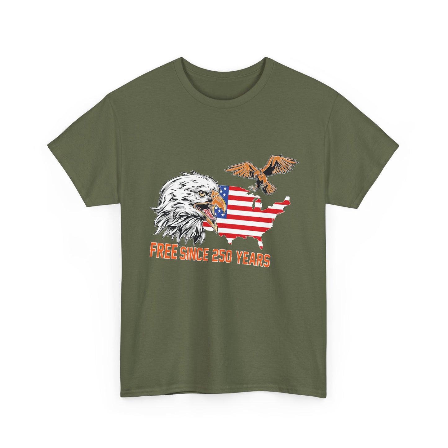 Patriotic Eagle USA T‑Shirt — “Free Since 1776” Americana Graphic Tee