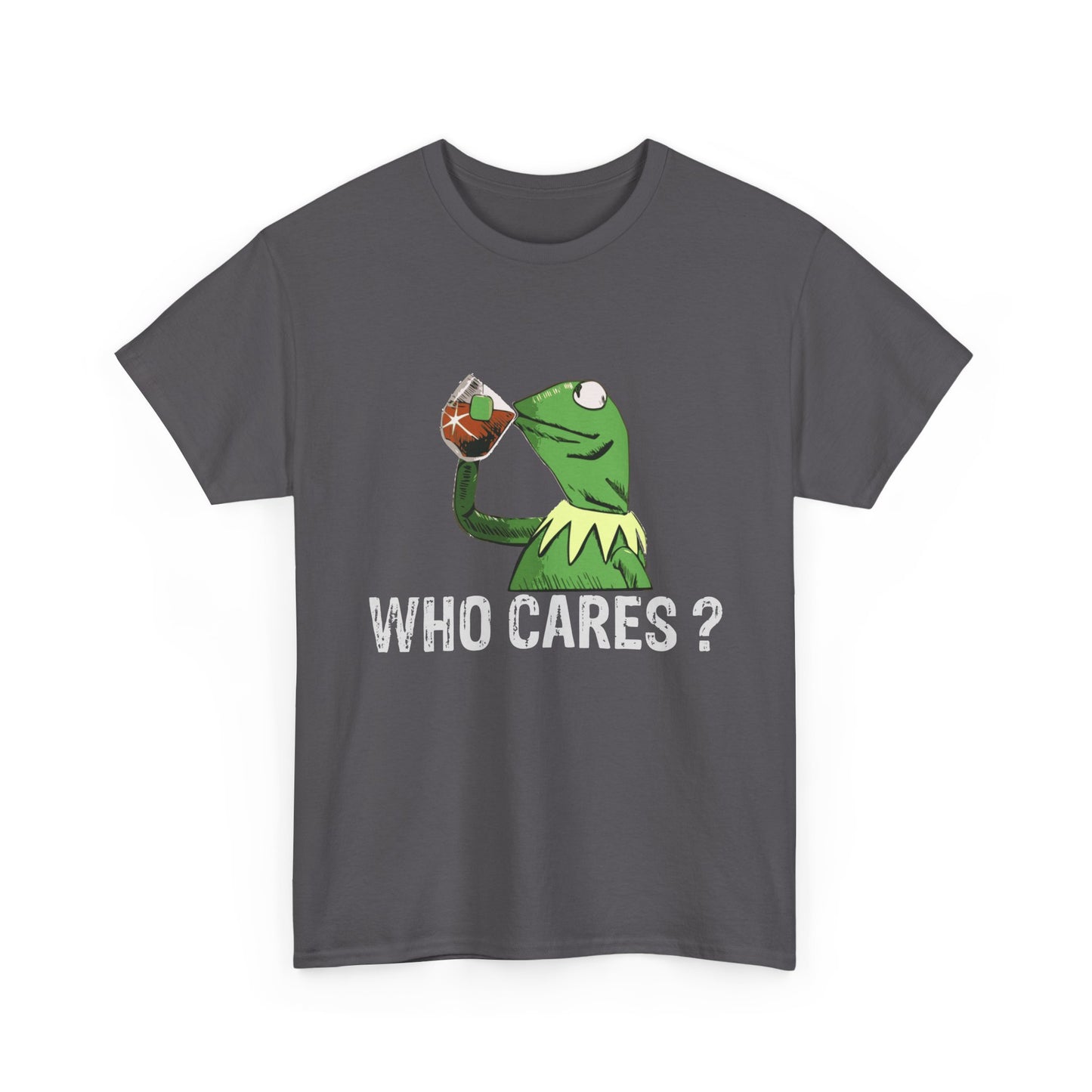 A Frog 'Who Cares?' Tee - Funny Meme Frog Graphic T-Shirt