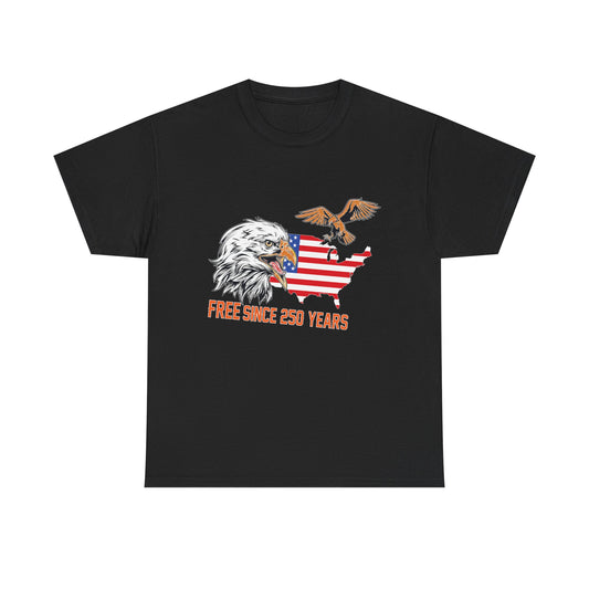 Patriotic Eagle USA T‑Shirt — “Free Since 1776” Americana Graphic Tee