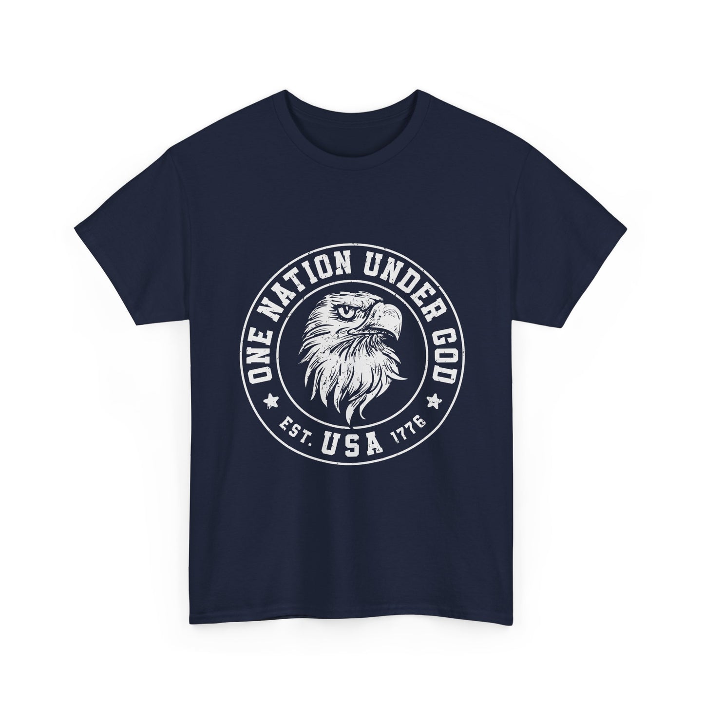 One Nation Under God Eagle Tee - Patriotic USA Graphic T-Shirt