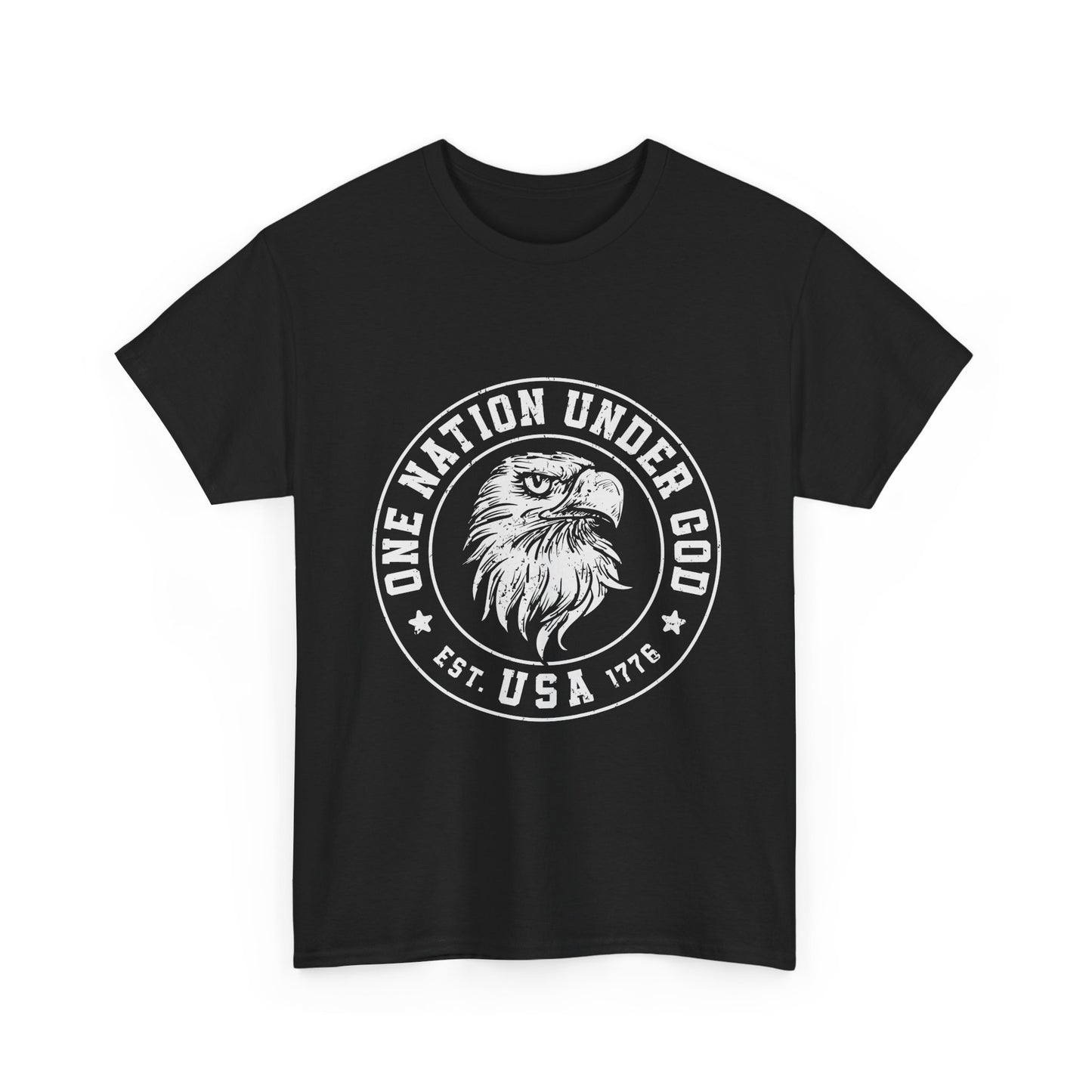 One Nation Under God Eagle Tee - Patriotic USA Graphic T-Shirt
