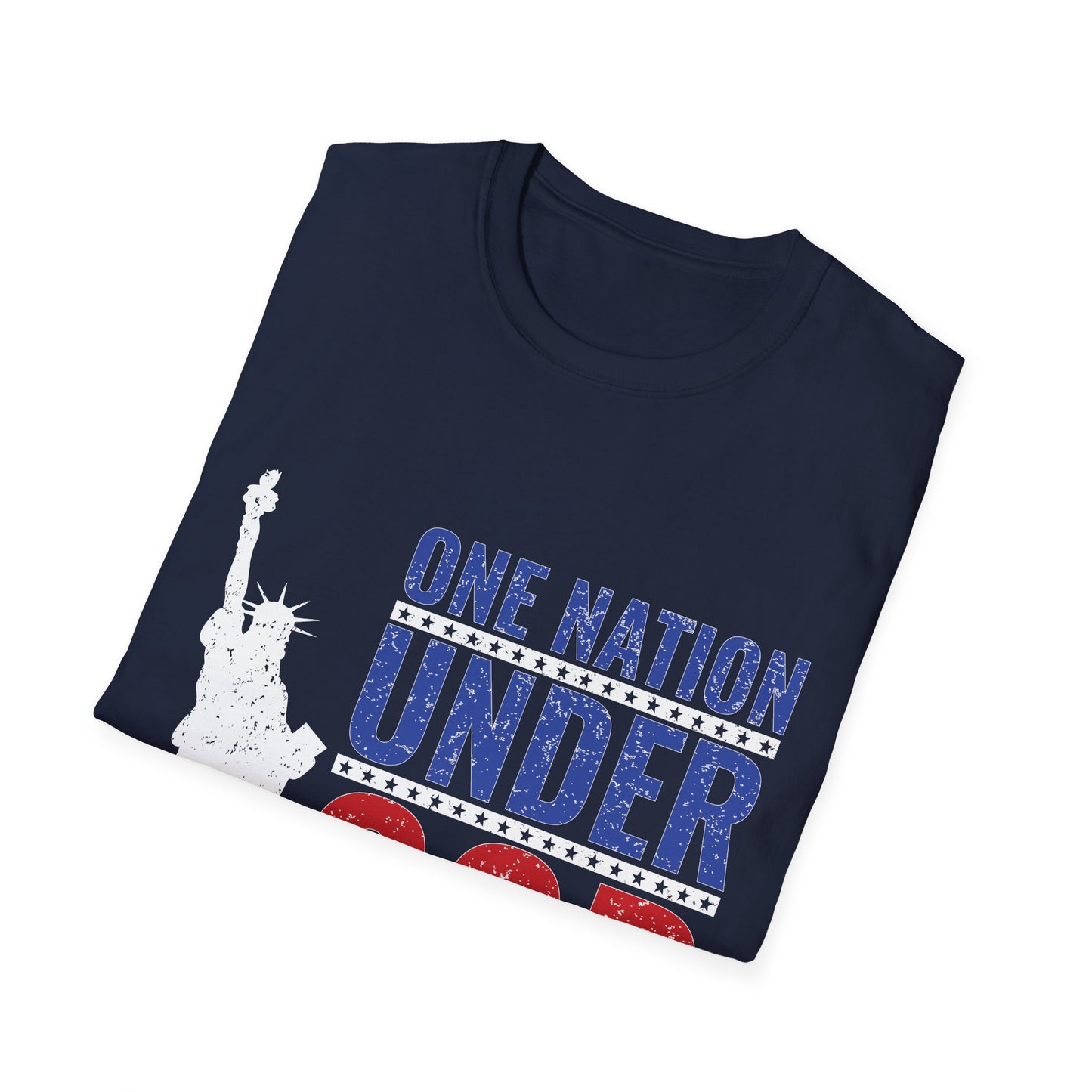 One Nation Under God T-Shirt — Patriotic Statue of Liberty Tee