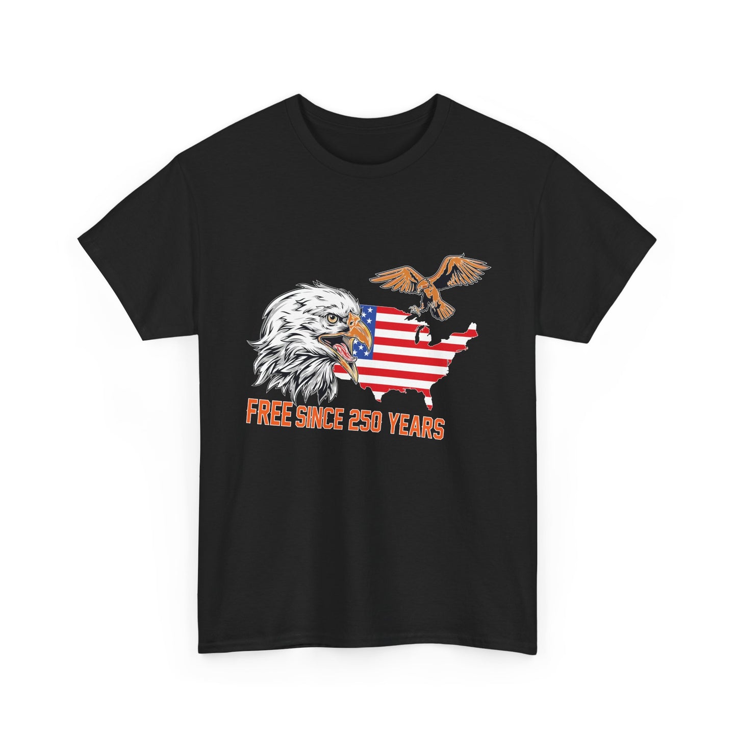 Patriotic Eagle USA T‑Shirt — “Free Since 1776” Americana Graphic Tee