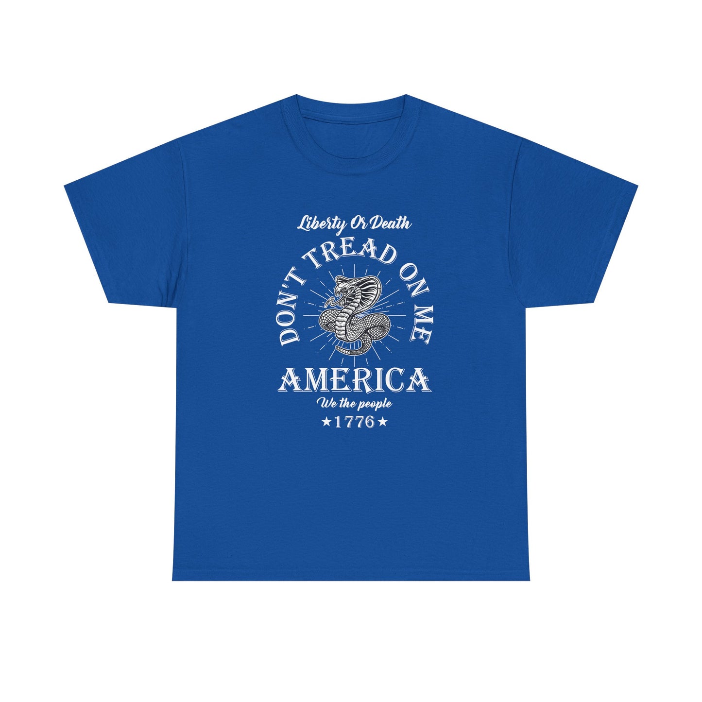 Don’t Tread On Me America Tee — Liberty 1776 Patriotic Snake T-Shirt