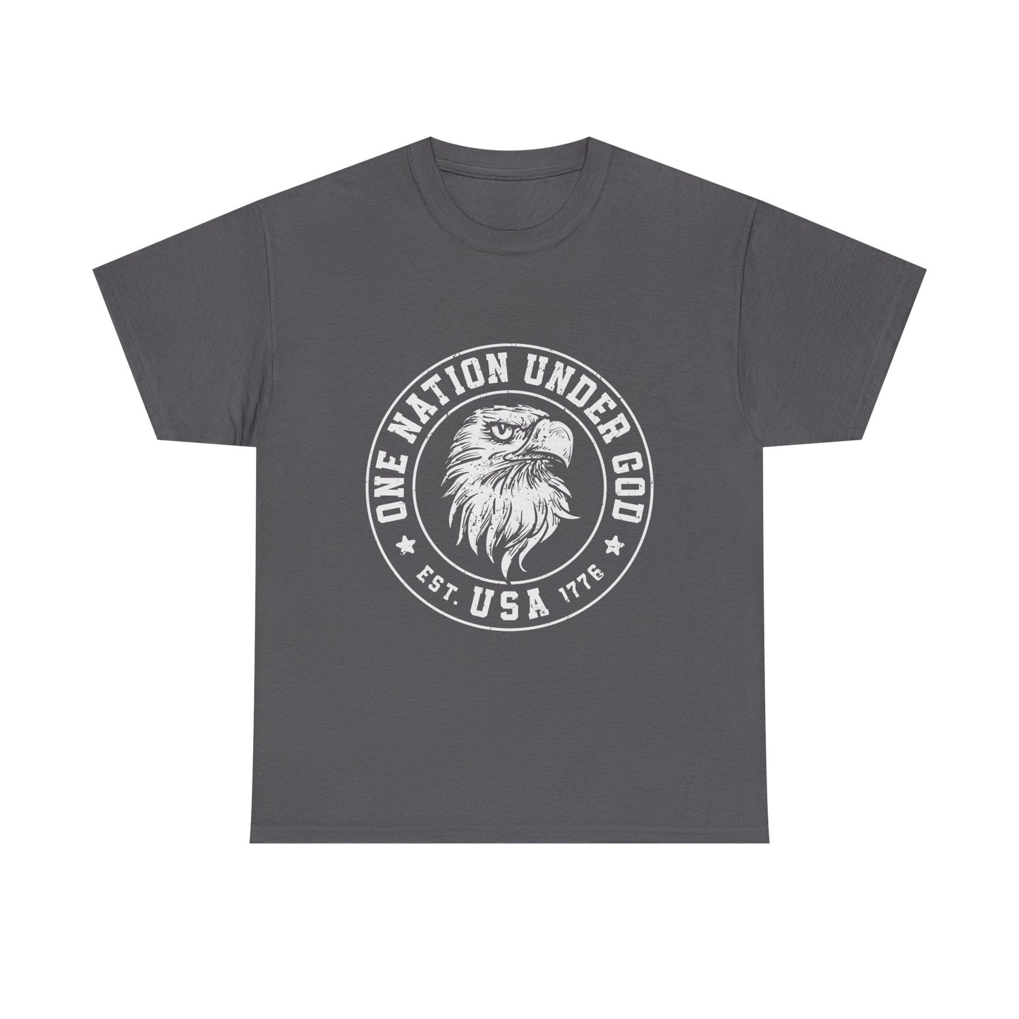 One Nation Under God Eagle Tee - Patriotic USA Graphic T-Shirt