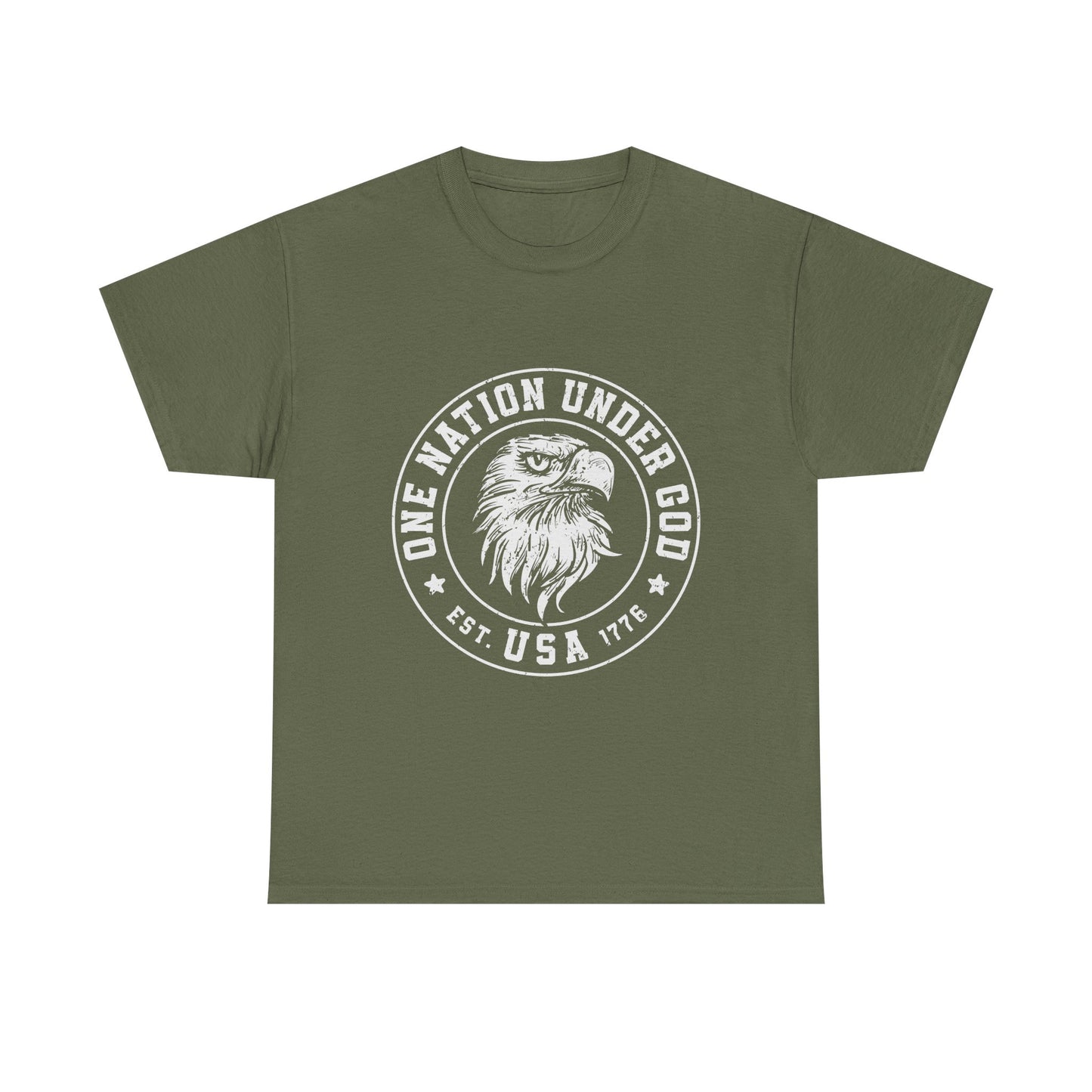 One Nation Under God Eagle Tee - Patriotic USA Graphic T-Shirt