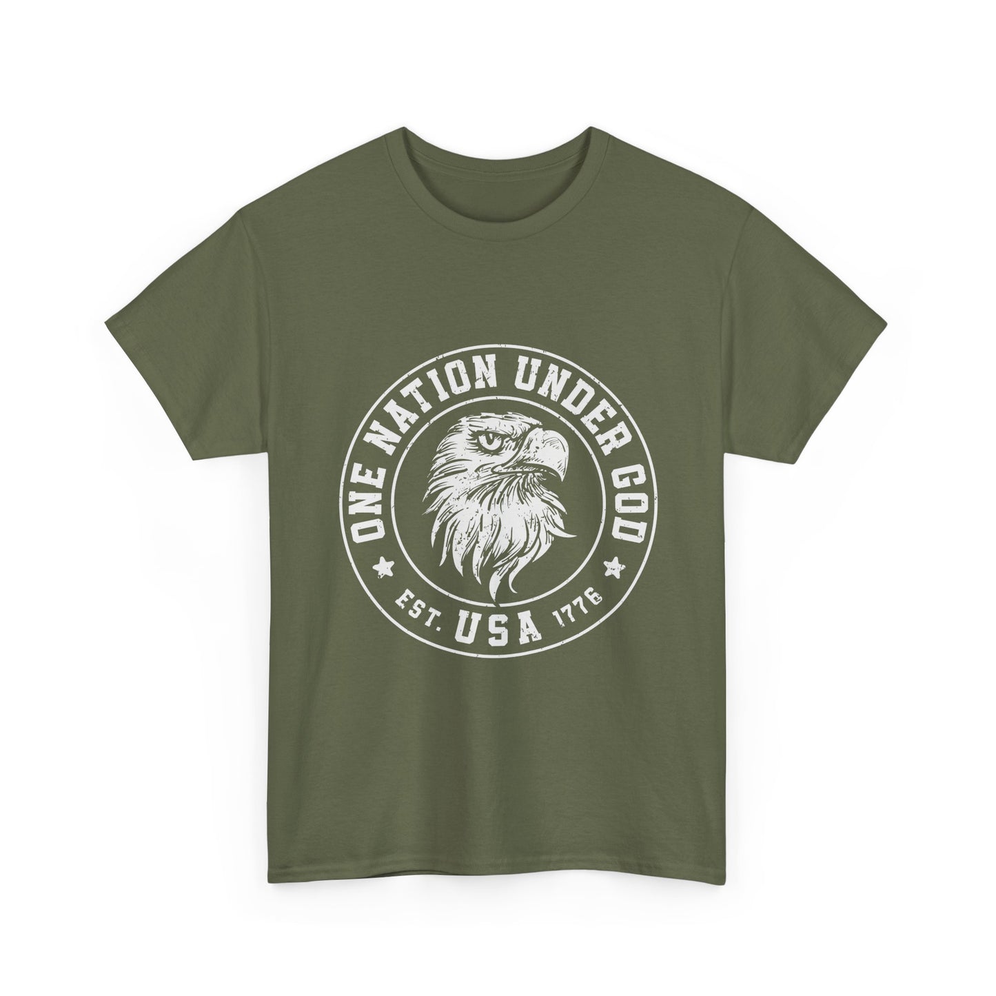 One Nation Under God Eagle Tee - Patriotic USA Graphic T-Shirt