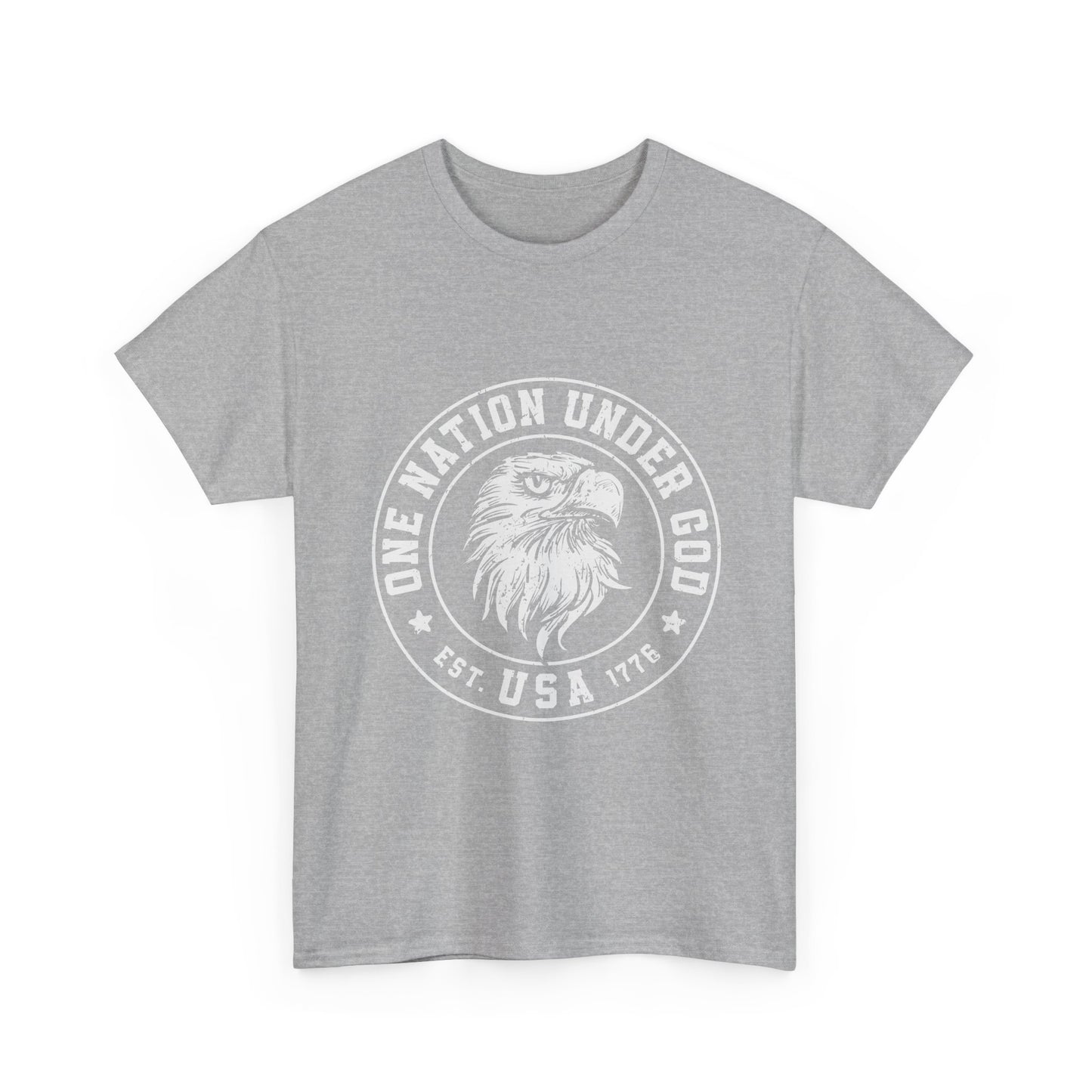 One Nation Under God Eagle Tee - Patriotic USA Graphic T-Shirt