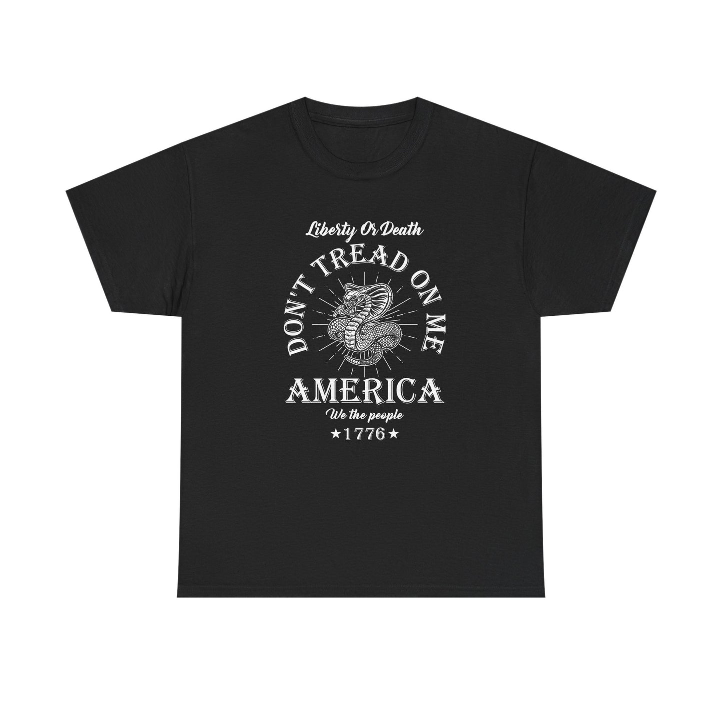 Don’t Tread On Me America Tee — Liberty 1776 Patriotic Snake T-Shirt