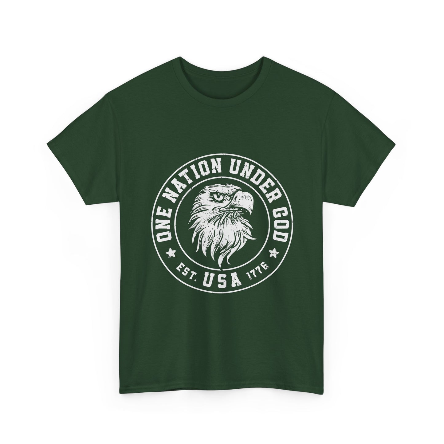 One Nation Under God Eagle Tee - Patriotic USA Graphic T-Shirt