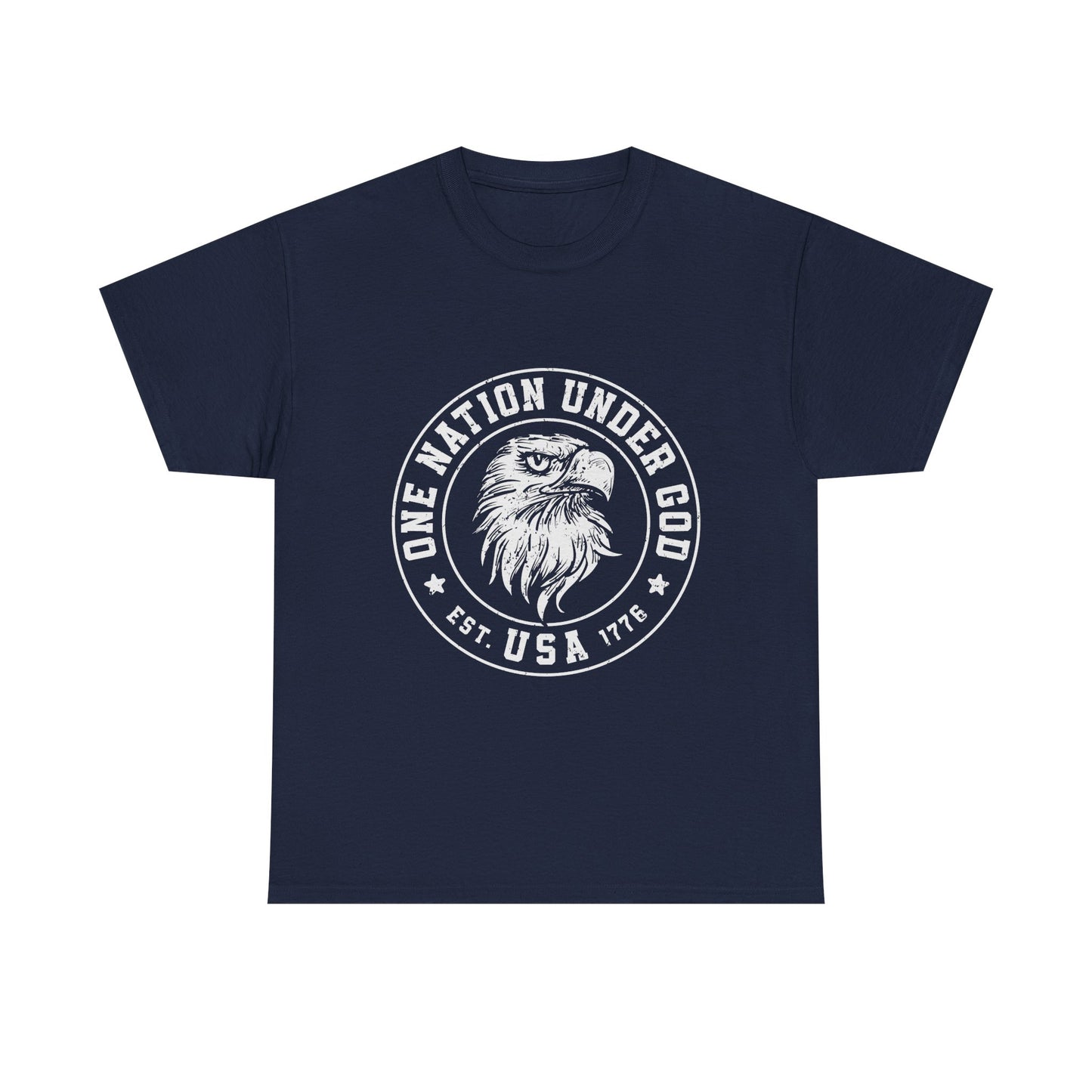 One Nation Under God Eagle Tee - Patriotic USA Graphic T-Shirt