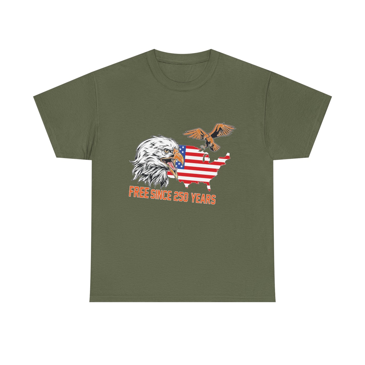 Patriotic Eagle USA T‑Shirt — “Free Since 1776” Americana Graphic Tee