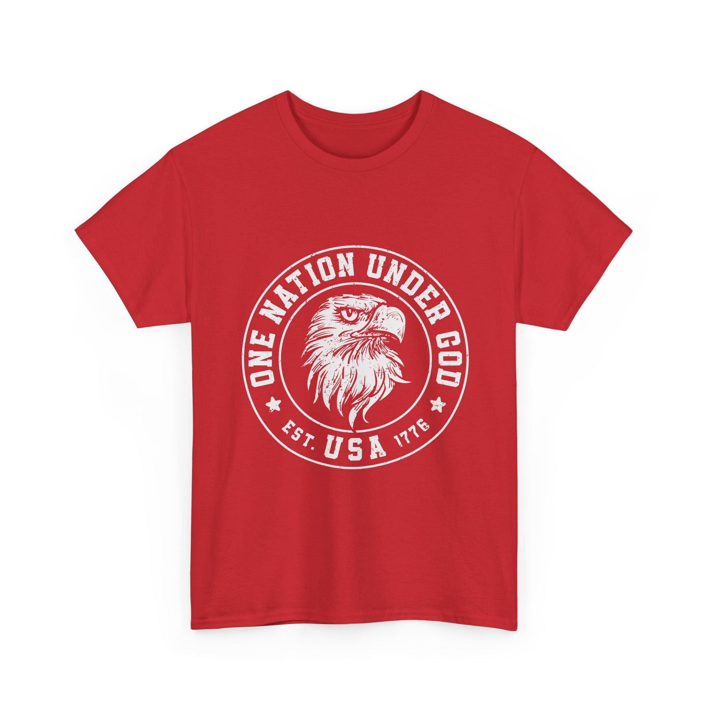 One Nation Under God Eagle Tee - Patriotic USA Graphic T-Shirt