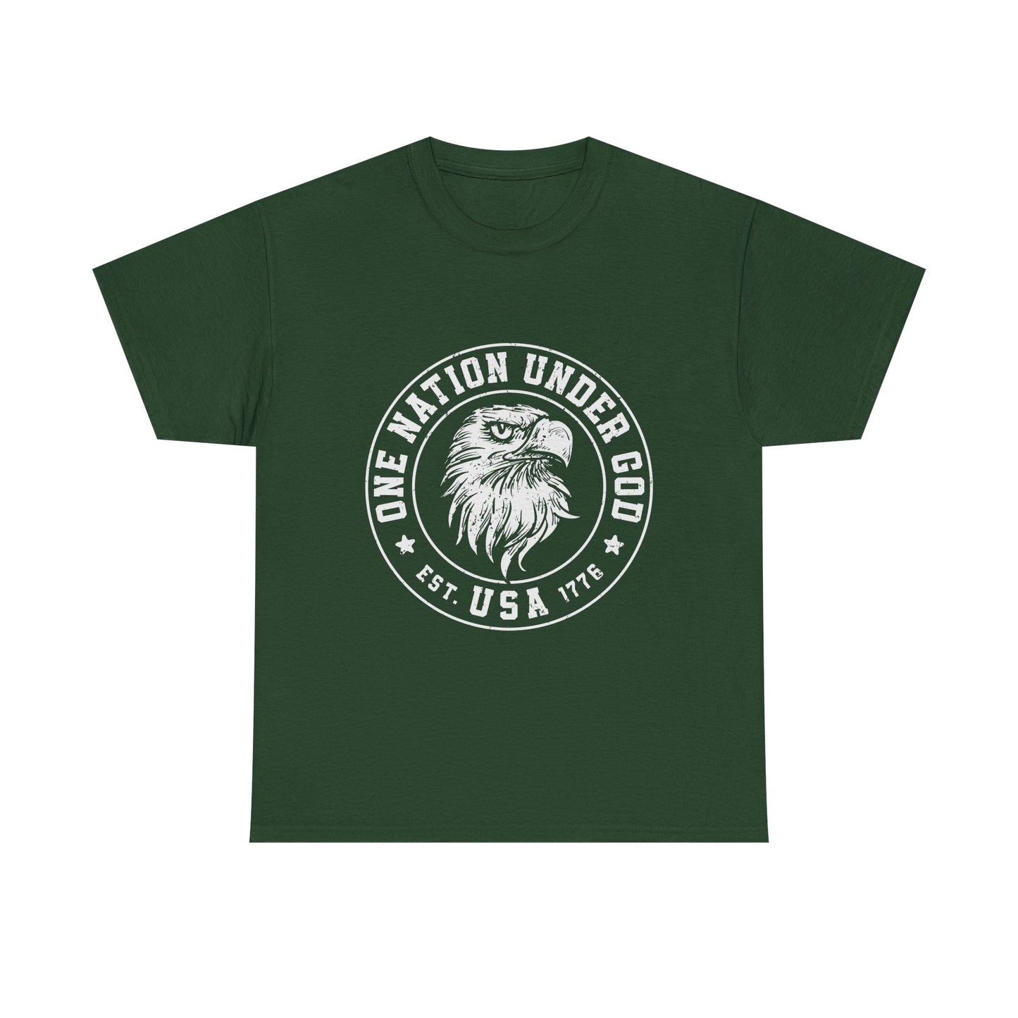 One Nation Under God Eagle Tee - Patriotic USA Graphic T-Shirt