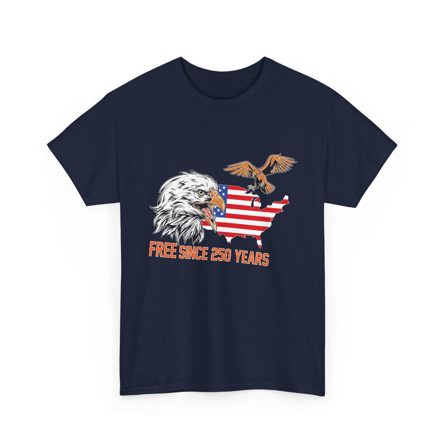 Patriotic Eagle USA T‑Shirt — “Free Since 1776” Americana Graphic Tee