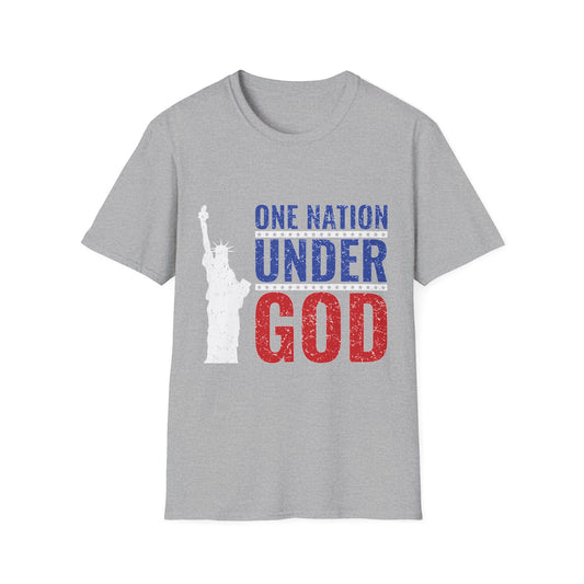 One Nation Under God T-Shirt — Patriotic Statue of Liberty Tee