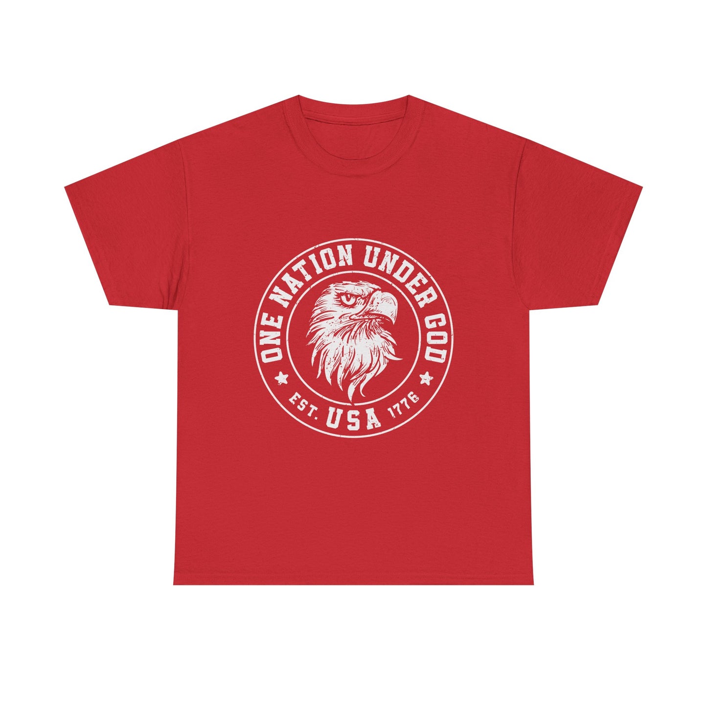One Nation Under God Eagle Tee - Patriotic USA Graphic T-Shirt