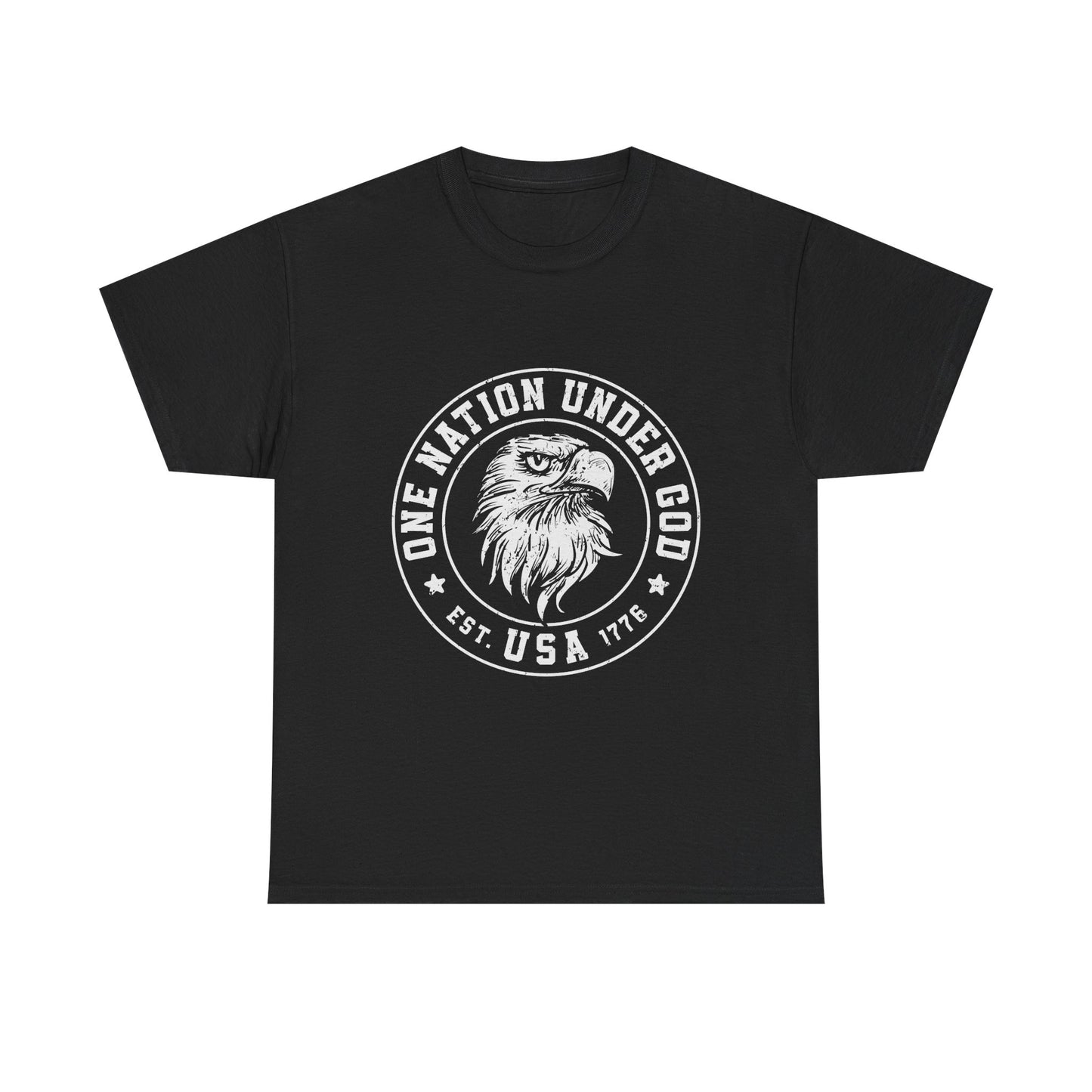 One Nation Under God Eagle Tee - Patriotic USA Graphic T-Shirt