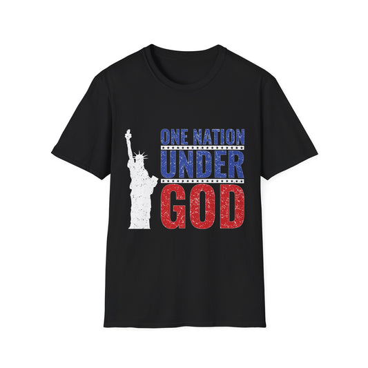 One Nation Under God T-Shirt — Patriotic Statue of Liberty Tee