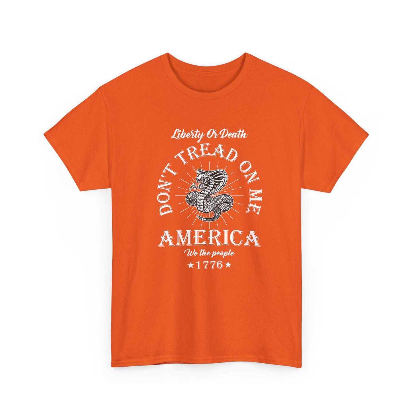 Don’t Tread On Me America Tee — Liberty 1776 Patriotic Snake T-Shirt