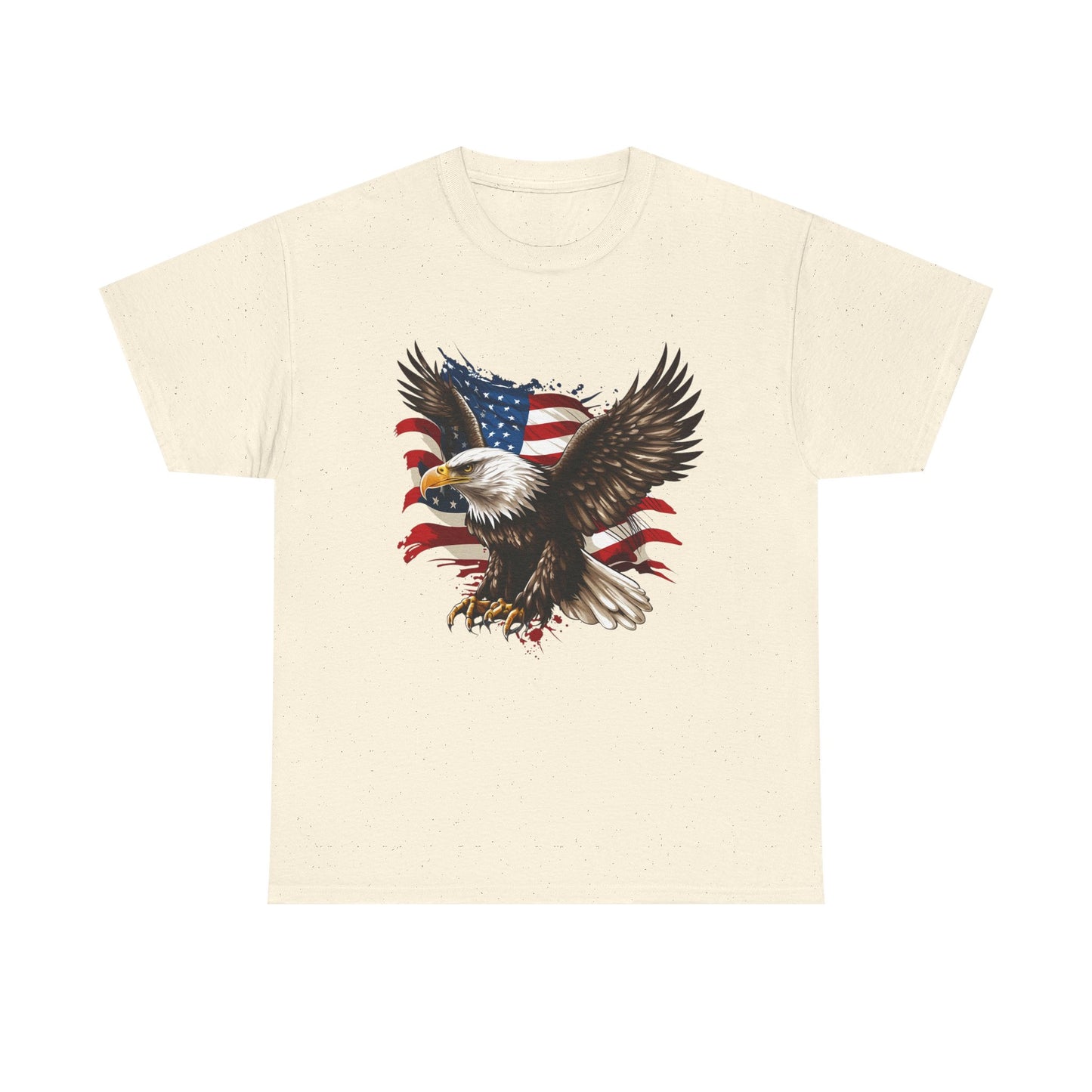 Patriotic Eagle T-Shirt — American Flag Bald Eagle Tee for 4th of July
